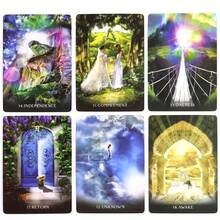 44-Card Portal Oracle Deck - Complete English Version, Includes Portal Cards, Guide And Mystical Artwork - Suitable For Divination, Meditation And Other Interpretations, Comes With English Manual Booklet And Spiritual Guidance Box - Green - View 7