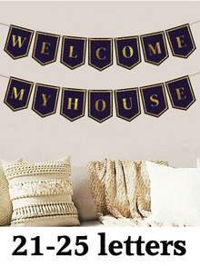 定制个性化横幅、派对横幅、新年横幅、烟花图案，三种颜色可选。设计您自己的横幅、生日横幅、礼品派对横幅、婚礼横幅、生日装饰以及各种派对横幅。派对必备 - 多色 - 查看 13