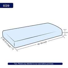 subrtex - Funda de cojín elástica Suave para sofá, Funda de Asiento de Elastano, Adecuada para 1-2-3 Asientos, Repuesto para Protector de Muebles (, )(Mediano Naranja) - Multicolor - Ver 6