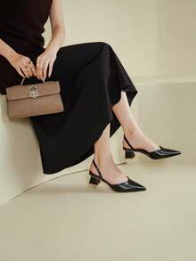 Women Heeled Sandals - Black - View 2