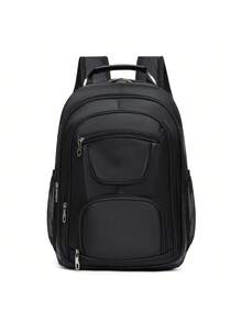 Mochila Impermeável Unissex de Grande Capacidade com Alça de Aço para Viagem, Escritório e Notebook - Portanto - Visão 1