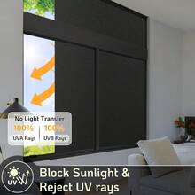 1 rolka folii zaciemniającej, zaciemniająca i termoizolacyjna, matowa folia zapewniająca prywatność, odpowiednia do szkła, blokuje światło słoneczne, umożliwiając sen w ciągu dnia, przyczepna, do wielu zastosowań, 100% ochrony przed promieniowaniem UV, ochrona prywatności, odpowiednia do wnętrz, domu, biura, kuchni i innych pomieszczeń