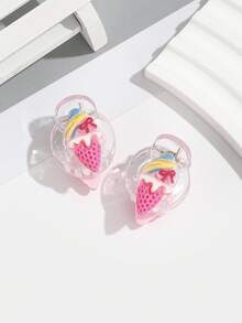 2 Peças Donuts, Doces, Sorvete, Pirulito em Formato de Coração, Presilhas de Cabelo, Acessórios de Cabelo, Presilhas de Moda Elegantes