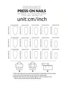 10pcs French Tip Press On Nails Long Almond Press On Nails Pink Gradient 3D Flower Decoration And Water Ripples Design Polka Point With Peal Rhinestone Sweet Style Surface Glossy Design Full Cover Fake Nails For Women And Girls Daily Wear Nail Supplies - Multicolor - View 4