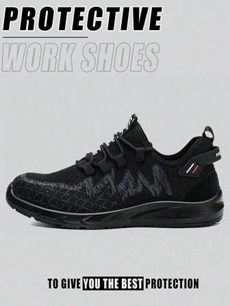 Herr- och damskor med stålhätta, stöttåliga skyddsskor, punkterings- och halksäkra skor, lätta och bekväma mjuksula, tåkonstruktion i kompositmaterial, slitstark EVA-sula. Sportinspirerade arbetsskor och träningsskor, perfekta som vandringskängor, vardagsskor och arbetsskor, julklapp.