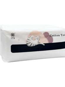 60pcs 3-Ply Soft Cotton Disposable Face Towels, Dual-Layer Thick, Wet & Dry Use, 1 Pack - Patterned - View 8