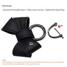 AD 1个蝴蝶结钥匙扣吊坠，可爱皮革钥匙链配饰，适合女性，可用于汽车、摩托车、背包等。