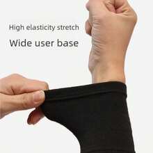 Children's Knee And Elbow Protection Covers, Knee And Crash Training, Thick Knee And Dance Protection, Elbow Protection Gear, Unisex For Boys And Girls - Black - View 1