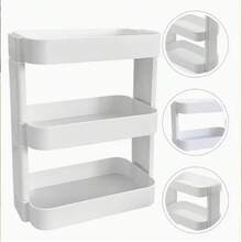 2/3层桌面收纳架，高品质节省空间设计，多功能化妆品及办公用品收纳架，宿舍及家庭梳妆台的理想之选