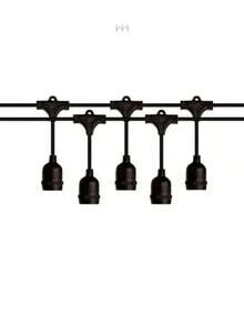 Extensión Eléctrica 5 METROS - Negro - Ver 1