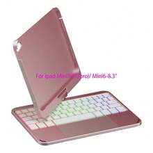 kolude For IPad 13 Pro Case With Keyboard & IPad Air 13 Inch Case Keyboard, Rainbow Backlits, Pencil Holder, 360°Rotatable, Keyboard For IPad Pro 12.9 Inch 6th/5th/4th/3rd Generation,For IPad 7th/8th/9th 10.2" IPad Air 3/IPad Pro 10.5",For Ipad 10th/11th(A16) IPad Air 6th/5th/4th 10.9 IPad Pro 11(4th/3rd/2nd/1st),For IPad Pro(M4)13 Inch,For Ipad Mini7(A17pro)/ Mini6-8.3"