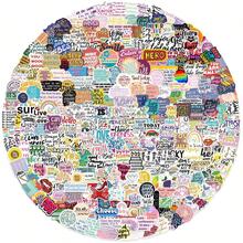 312PCS Positive Affirmation Stickers Kawaii Harajuku Skateboard Graffiti Decals Luggage Suitcase Bike Gift Phone Bike Sticker Self Affirmation Encouragement Slogans Graffiti Sticker - 1 Set - View 10