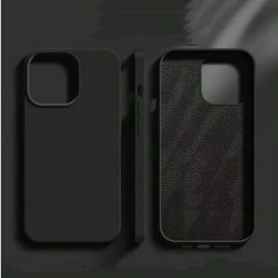 Liquid Silicone Anti-Fingerprint Plush Phone Case, Solid Color Protective Cover, Suitable Compatible With Iphone 17 Pro Max/16 Pro Max/15/15 Pro/15 Plus/15 Pro Max, S26/S25/S24/S23, Honor, Waterproof, Anti-Fall, Scratch-Resistant, Wear-Resistant