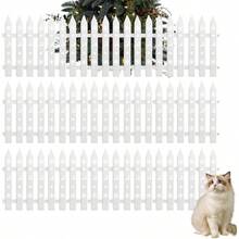 Tree Fence - Tree Barrier, Pet Barrier Guard, 40PCS White Flexible Fence Pets Thickened Barriers Cover with 11 - Inch Panels Home, Office, Parties, Weddings, Indoor - Juego de 40 piezas - Ver 2