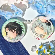 Huy hiệu sân khấu hình dạng bất thường 58mm, Ivti, ghim cài Ivan, mặt dây chuyền ba lô, trang trí túi xách, quà tặng cho bạn bè yêu thích anime. - Nhiều màu - Xem 6