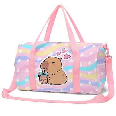 Duffle Bag Girls Mermaid Unicorn Duffle Bag, Overnight Bag Duffel Bags Weekender Travel Bag For Girls Sleepover Bag For Gym Dance Bag Gift