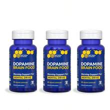 Miriyalyad Dopamine Brain Food Supplement W/L- Promotes Mental Drive, Clarity & Focus - Supports Mental Energy - 60 Capsules - 3 CÁI - Xem 10