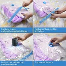 RAF 便携式真空泵，适用于衣物、床垫等，迷你电动气泵，无线气泵，露营必备，便携式无线空气压缩机，充气/放气泵，适用于充气垫、气垫床、充气船、游泳圈等。 - 黑色 - 查看 9