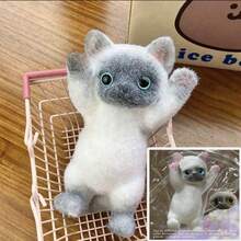 可爱兔子慢回弹玩具，逼真设计，超柔软触感，慢回弹，随机包装及配件 - 彩色 - 查看 5