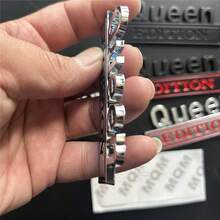 1pc 3D Metal Car Sticker Queen EDITION, Applicable For Cars, Trucks, Motorcycles, SUVs On Engine Hood, Trunk, Fenders, Side Doors, Body Decor Accessories - Multicolor - View 8