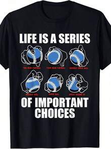Types Of Baseball Pitches, Gift T-Shirt For Pitcher Players - 180g - 黑色 - 查看 6