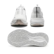 Men's Slip-On Walking Shoes - Hands-Free Running Tennis Sneakers With Cushioning, Non-Slip Gym Workout Athletic Shoes For All-Day Comfort & Style - 白色 - 查看 9