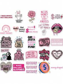 SCXXBSW 50 buc bani, autocolante creative din PVC cu desene animate, potrivite pentru manuale, huse de telefon, laptopuri, computere, valize, decorațiuni pentru frigider - Multicolor - Vizualizare 11