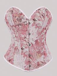 Fashionable Women's Strapless Top, Elegant European Style Lace-Up Sexy Bodycon Crop Top, Streetwear Pink Vacation Summer