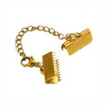 1pc Stainless Steel Clip Buckle Tail Chain Connects The End Buckle DIY Leather Rope Craft Finishing Buckle,Wallet Rope Tail Accessory - DIY Wallet-Making Supplies - Ma Zai Clip - View 8