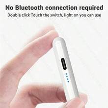 Bolígrafo universal de tacto capacitivo compatible con tabletas y smartphones Android, compatible con Xiaomi y tabletas, adecuado para tabletas y teléfonos Android, compatible con Huawei y compatible con iPad, accesorios para tabletas, regalos para madres, familia, amigos, cumpleaños, festividades - Blanco - Ver 10