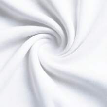 Women's Casual Cotton Round Neck Batwing Short Sleeve T Shirts Regular Length Non-Stretch Top - White - View 8