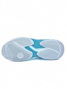 男女通用网球鞋，MD+橡胶果冻鞋底，TPU支撑，超轻透气，防滑耐磨，专业网球比赛及训练鞋 - 淺藍色 - 查看 8