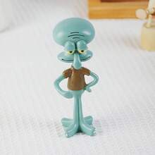 SpongeBob SquarePants 1pc Cute Spongebob Themed Octopus Shaped Desktop Decor, Pen Holder, Toothbrush Holder, Ideal For Office Desk, Bookshelf, Window Sill, Creative Desktop Accessory, Holiday, Birthday Party, Gift For Friends And Family - Multicolor - View 5