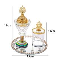 1 Set Luxury Gold Incense Burner, Including Mabhara, Alois, And Bakur Incense Burners. Suitable For Home, Outdoor, Aromatherapy, Holiday Gifts, And Daily Use - Multicolor - View 6