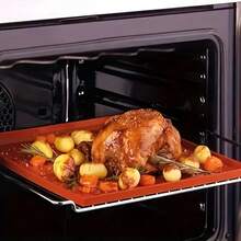 1个瑞士卷蛋糕垫 - 不粘、可重复使用、多用途、耐热、可用洗碗机清洗 - 易于使用的硅胶烘焙垫，助您轻松制作完美甜点 - 彩色 - 查看 6