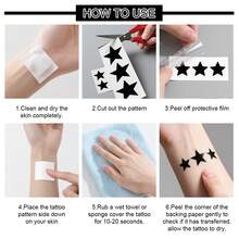 2pcs Red & Brown Henna Mandala Floral Lace Design Sexy Body Art Temporary Tattoo Stickers, Suitable For Hands, Arms, Back, Festivals, Parties, Daily Wear - Brown - View 9