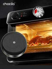 choxila 1个机械倒计时器，磁性可视计时器，60分钟，适用于儿童学习、烹饪等用途