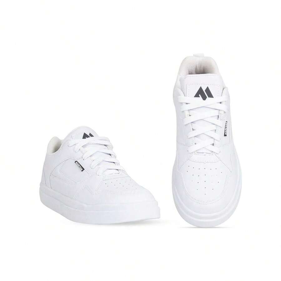 Tênis Unissex All White UrbanFit – Solado Macio - Branco - Visão 1