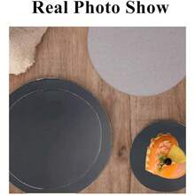 Generic Cakeboard Round,Disposable Cake Circle Base Boards Cake Cardboard Pizza Plate Platter… , - 20個黑色 - 查看 5