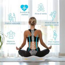 Automotive CushionsCojín Ortopedico para Silla de Oficina Cojin para Asiento Automovil Cojín Coxis y Ciática Lumba Dona Sentarse Elimina Hemorroides Apto Todas Estaciones - Clásico - Ver 5