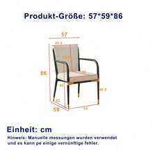 Dining Chairs - Beige + Fabric-4 - View 11