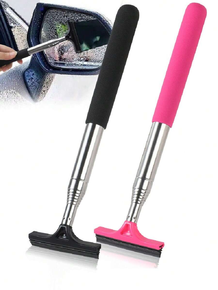 1 pieza Herramienta extensora multifuncional para el limpiaparabrisas del espejo retrovisor del coche - Limpiador de lluvia para ventana y parabrisas del coche - Multicolor - Ver 1