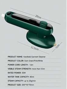 OBOVAY Handheld Iron, Portable Hanging Iron, Household Mini Steam Iron, Travel Iron, Small Size - UK Plug(220-240V) - View 10