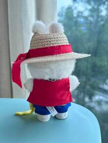 Clothes For Labubu 17cm The Monster Doll's Outfit Accessories Clothing Red Vest Outfit The Same As Anime Character Dolls Dress Up Accessory