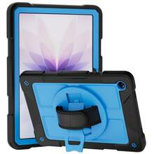 1个原装保护套，带笔槽、360°旋转手带和支架，兼容iPad 10/9/8/7/6/5/4代10.9英寸/11英寸/9.7英寸、iPad 11（A16 2025）、iPad（A16）11英寸第11代2025、Galaxy Tab A8 10.5英寸2022、iPad Pro/Air6/Air7 11英寸2018/2020/2021/2022/2024/2025、iPad Mini 6 8.3英寸、iPad Mini 7 A17 Pro 8.3英寸2024。 - 黑+天藍 - 查看 20