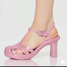 Women's Sandals With 7cm Heel, Spider Model, New - Màu Hồng baby - Xem 1