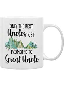11oz Ceramics White Mug Uncle MugUncle GiftsUncle Coffee MugsGreat Uncle MugGreat Uncle Mug Tea Cup Gifts For UnclePromoted To Great Uncles Coffee Cups - White - View 9