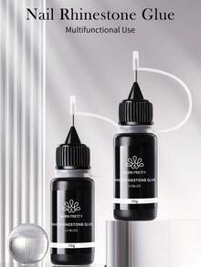 BORN PRETTY 10克美甲水钻胶，超强凝胶美甲饰品宝石3D闪亮凝胶美甲装饰水晶珠 - 無色 - 查看 9