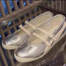 Women Canvas Shoes - Silver - View 2