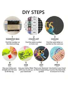 | 5D DIY钻石画 | 阳光亲吻的橙绿树叶（斑驳光影纹理）钻石画套装。浅蓝白色背景，柔和阴影渐变，高清艺术钻石，手工装饰画，全套水钻马赛克工艺套装，锻炼DIY技能和专注力。 - 彩色 - 查看 6